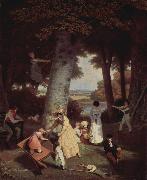 Jacques-Laurent Agasse An Agasse painting oil on canvas